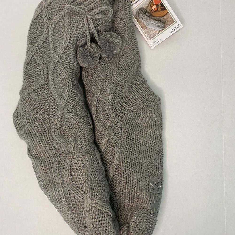 MUK LUKS Women's Pom Lounge Sock